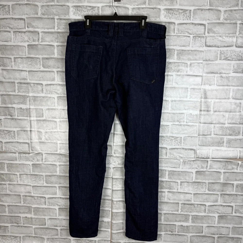 5.11 Tactical Defender-Flex Slim Jeans Mens 36x34 Dark Indigo Blue 74465ABR